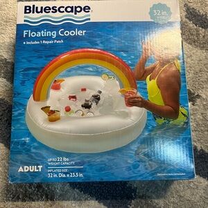 Bluescape Floating Cooler with Rainbow Design
